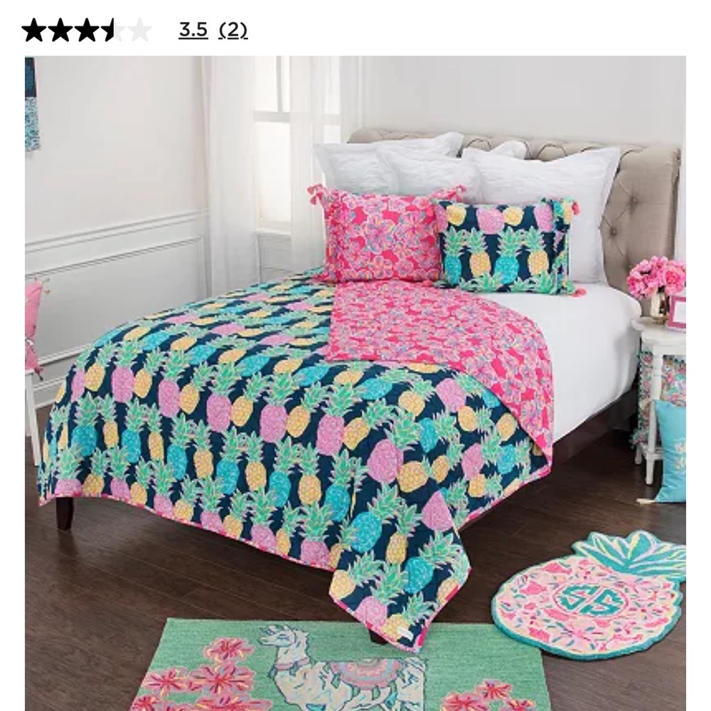 Nice bedspread some tassels are missing